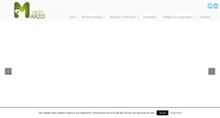Desktop Screenshot of grupomarzo.com